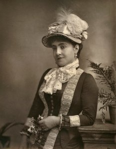 Adelina Patti, olasz operadíva, 1882.