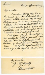 Henry John Temple levele RB Hoppnernek, 1832. június 18. alkotó: Lord Palmerston
