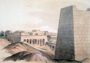 "Edfu temploma", Egyiptom, 19. század alkotó: Lord Wharncliffe