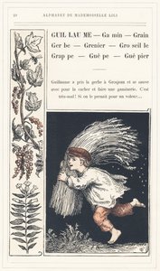 Guillaume, Kid, Grain, Grain, Spray, Currant, Grappe, Guepe, Guepier, 20. oldal - Ábécé Lili kisasszony, L. Froelich és egy apuka (maga Hetzel) által. Bibliotheque  Magasin d