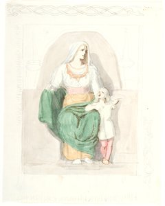 Frigga Gersimivel alkotó: Lorenz Frølich