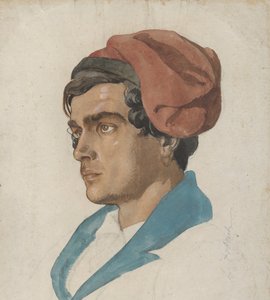 Egy capri halász vezető tanulmánya, kb. 1849.