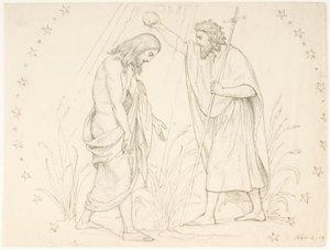 Krisztus keresztsége alkotó: Lorenz Frølich