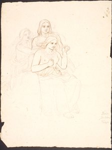 Nana, Balder és Frigga alkotó: Lorenz Frølich