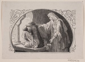 A sejk és lánya – Valdemar Thisted alkotó: Lorenz Frølich