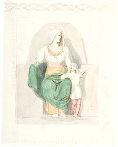 Frigga Gersimivel alkotó: Lorenz Frølich