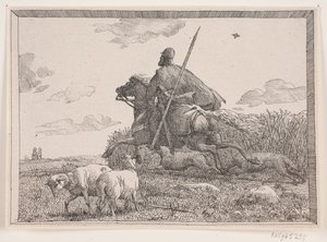 Illusztráció Adam Oehlenschläger „A két templomtorony” című verséhez alkotó: Lorenz Frølich