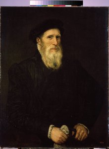 ""Egy öreg ember portréja"" (Öreg ember portréja) Lorenzo Lotto (1480-1556) festménye 1550 körül Mérete 93x72 cm Szentpétervári Ermitázs Múzeum alkotó: Lorenzo (attr. to) Lotto