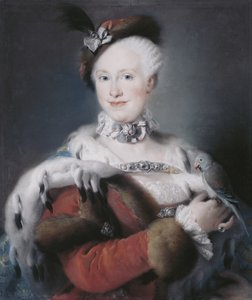 A spanyol Infanta Maria Luisa 1745-1792, Szent-római császárné portréja, 1763