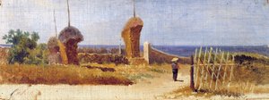 Castiglioncello, 1862-63 körül (olaj, vászon, karton) alkotó: Lorenzo Gelati