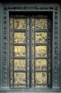 A Paradicsom Kapuja, megvalósította Ghiberti Lorenzo (1378-1443)