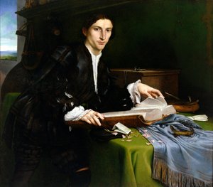 Nemes, a műtermében (restaurálás után)