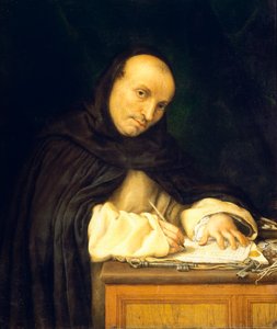 A domonkos szerzetes portréja vagy a San Zanipolo kolostor őrnagyának portréja alkotó: Lorenzo Lotto