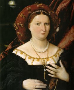 Lucina Brembati portréja alkotó: Lorenzo Lotto