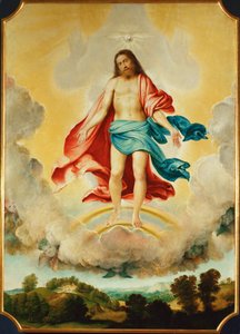 A Szentháromság (festmény, vászon) alkotó: Lorenzo Lotto