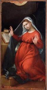 Angyali üdvözlet Szűza - festmény alkotó: Lorenzo Lotto