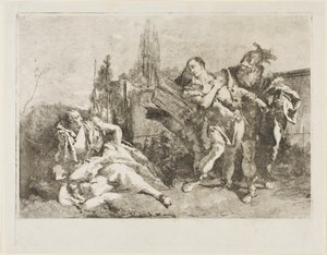 Rinaldo elhagyja Armidát alkotó: Lorenzo Tiepolo