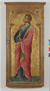 Szent János evangélista, 1355-57 alkotó: Lorenzo Veneziano