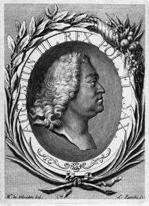 Lengyelország III. Augustus portréja alkotó: Lorenzo Zucchi