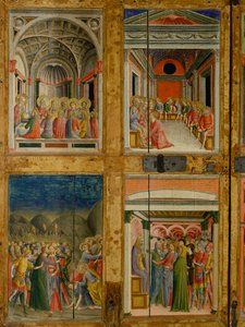 Reliquary of the doors of Santa Maria della Scala. inner panel