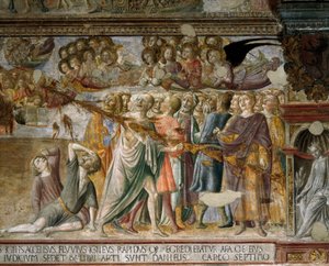 Kinyilatkoztatás: az átkozottakat körülölelő ragyogás szúrja át, 1446-1449