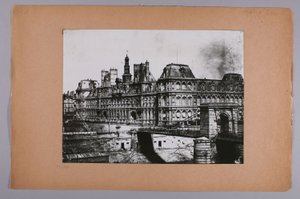 A régi városháza homlokzata, a Pont d