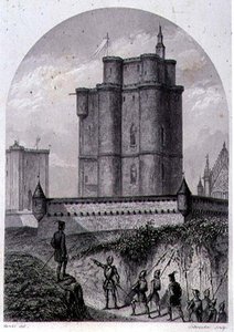 Vincennes temploma, Schroeder metszet (metszet) alkotó: Louis (after) Marckl