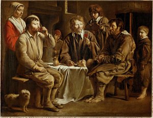 Egy paraszti étkezés ... alkotó: Louis (attr. to) Le Nain