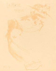 A beteg múzsa c. 1900. alkotó: Louis Abel Truchet