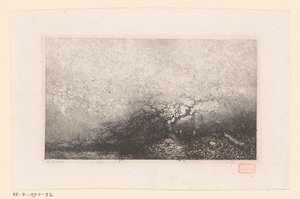 Táj egy fával egy tó mellett Különböző tájak (sorozat címe) Croquis du voyage de 1843 (sorozat címe)