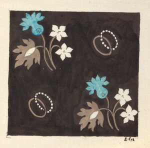 Virágmintás nyomtatott textilekhez