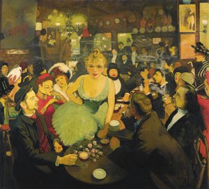 Az Aristide Bruants Montmartre Le Mirliton klubban, 1886-1887