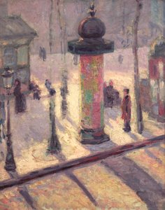 Kioszk a Clichy körúton, 1886-7 alkotó: Louis Anquetin