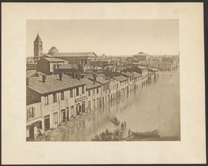 [Lyon: 1856-os árvíz]. alkotó: Louis Antoine Froissart