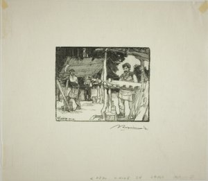 Lath-Makers alkotó: Louis Auguste Lepère