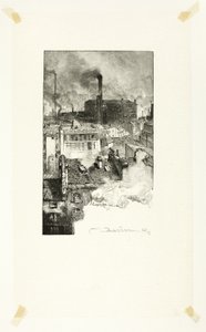 Quartier des Gobelins, 20. tábla a Le Long de la Seine et des Boulevards-ból alkotó: Louis Auguste Lepère
