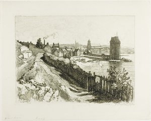 Saint-Servan alkotó: Louis Auguste Lepère