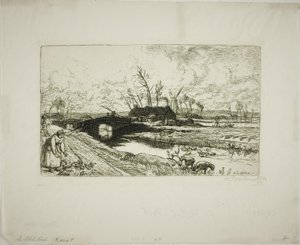 A kis híd alkotó: Louis Auguste Lepère