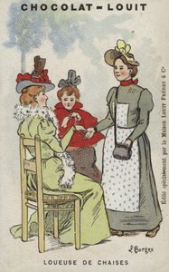 Székkölcsönzés (chromolitho)