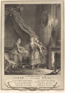 Lefekvés ideje alkotó: Louis Bosse after Sigmund Freudenberger