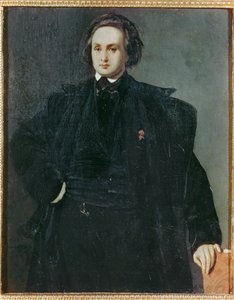 Victor Hugo költő fiatalemberként ... (festmény, vászon) alkotó: Louis Boulanger