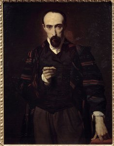 Achille Deveria (1800-1857) festő és metsző portréja. Louis Boulanger (1806-1867) festménye alkotó: Louis Boulanger