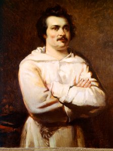 Honore de Balzac (1799-1850) portréja 19. század (festmény) alkotó: Louis Boulanger