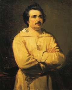 Honore de Balzac portréja alkotó: Louis Boulanger