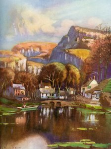 Cheddar Gorge, Somerset, 1924-1926. alkotó: Louis Burleigh-Bruhl