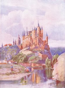 Az Alcazar, Segonia, a Hutchinson & Son által kiadott Hutchinsons Picturesque Europe, 1930 körüli kiadásból.