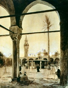 Mecset, Kairó, Egyiptom, 1928 alkotó: Louis Cabanes