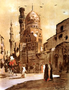 A Kék mecset, Kairó, Egyiptom, 1928