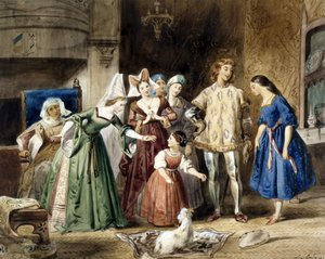 Esmeralda Madame de Gondelauriernél. A Notre-Dame púpos, Victor Hugo, 1831.