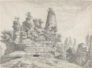 A Horatii és Curatii sírja Albanóban alkotó: Louis Chaix